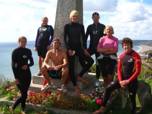The Whitsand Surf and Life Saving Club at the Spender Memorial (Photo: The Club)